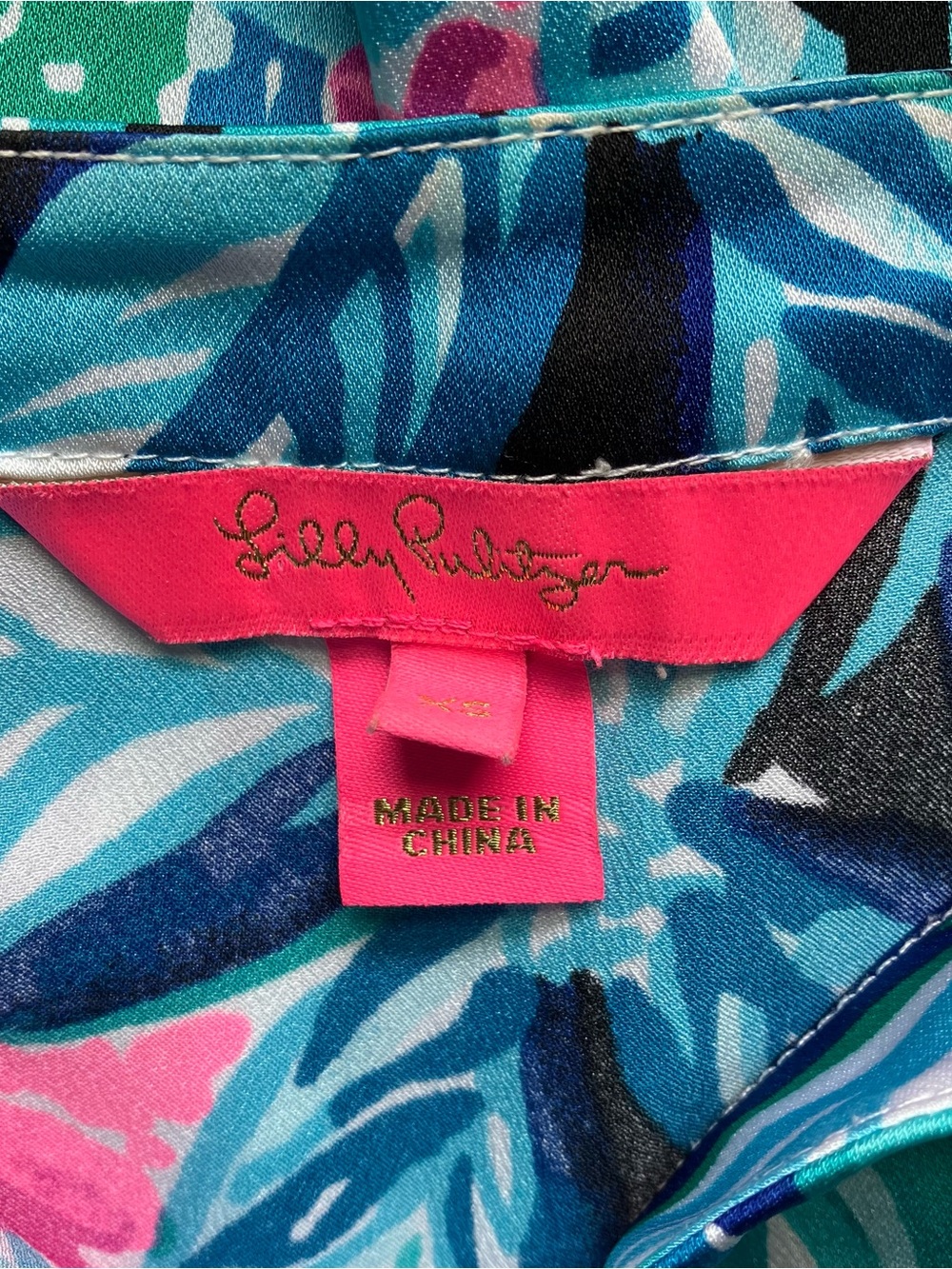 Lilly Pulitzer Margaery Cami Tropical Floral Print Sleeveless Tank Top XS - Picture 5 of 7
